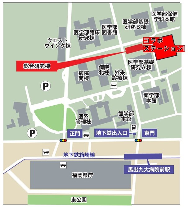 会場の詳細な案内図